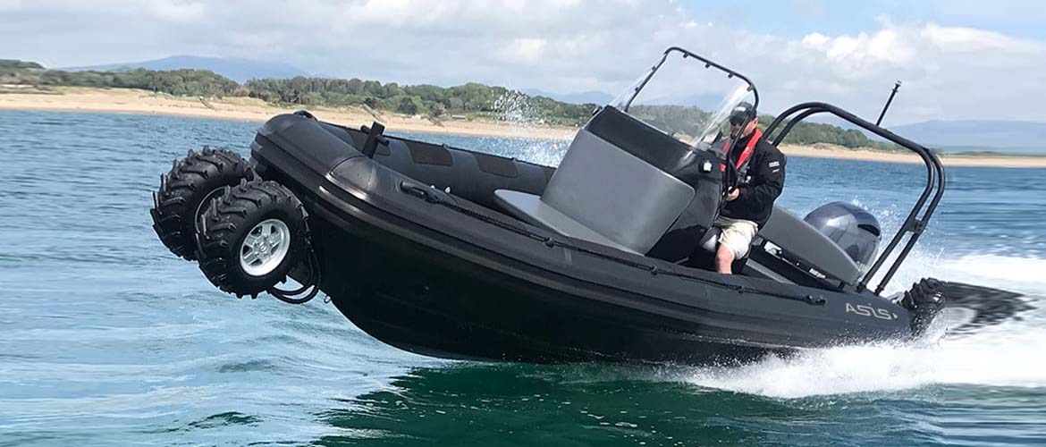 The 7.1m ASIS Amphibious boat The 7.1m ASIS Amphibious boat